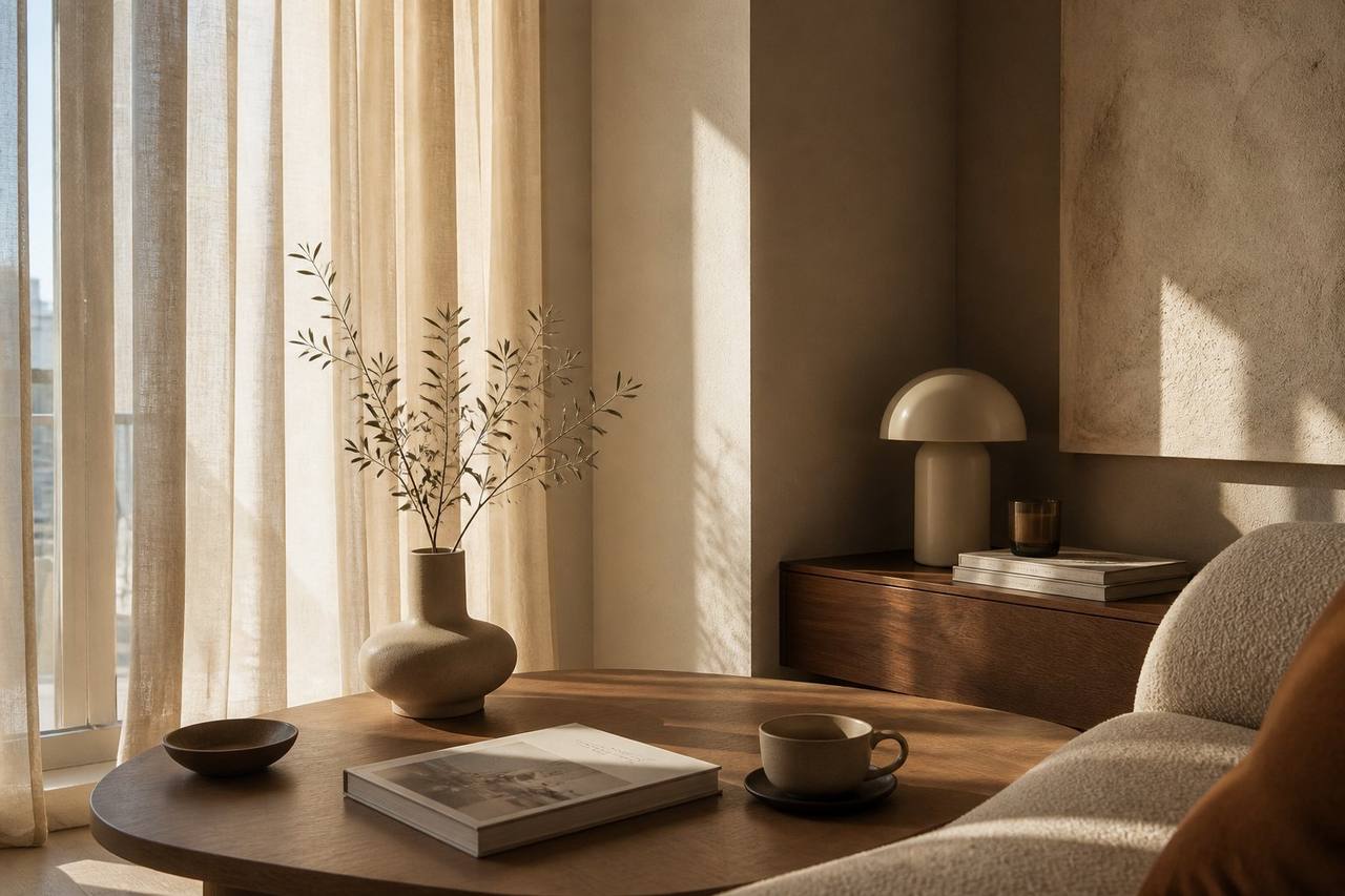 Editorial interior atmosphere